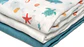 MUSSELINA 70X70CMS BAMBU AZUL 3U - Thumbnail 6