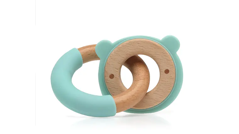 MORDEDOR 7 CM SILICONE VERDE 3