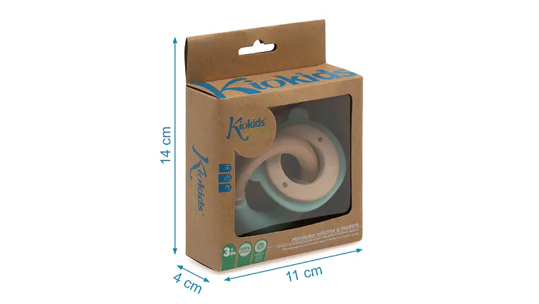 MORDEDOR 7 CM SILICONE VERDE 4