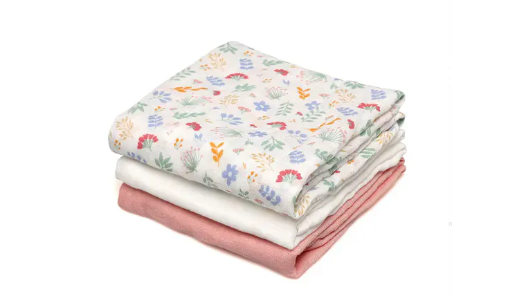 B. MUSSELINA 70X70CMS BAMBU ROSA 3U 5
