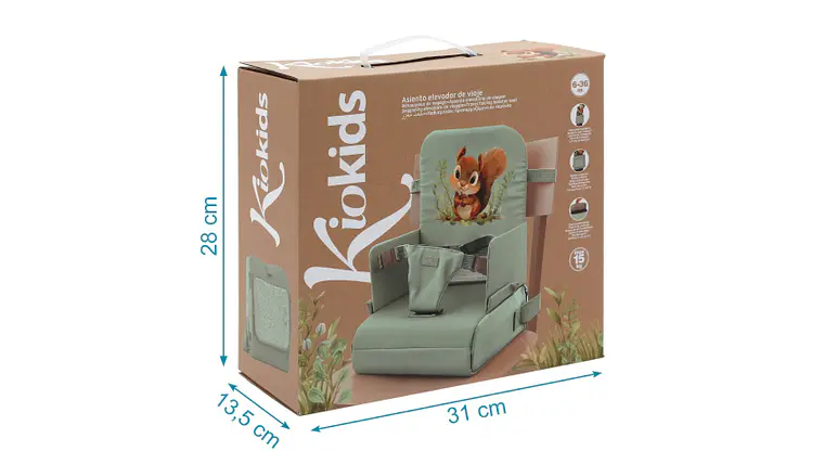CADEIRA REFEIÇÃO PORTÁTIL VERDE 5