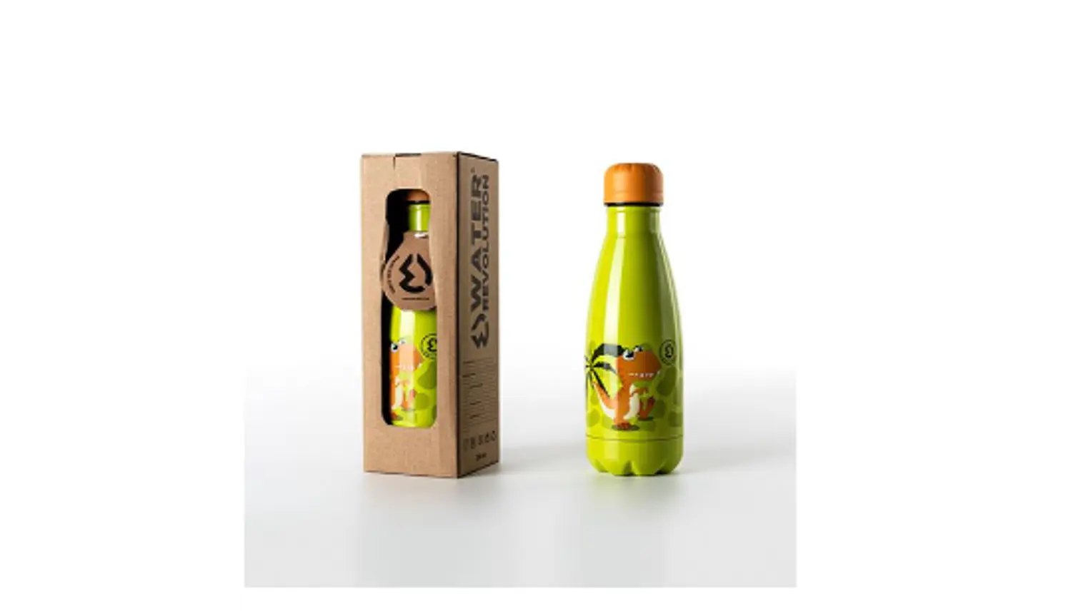 CANTIL AÇO INOX VERDE 350ML 1