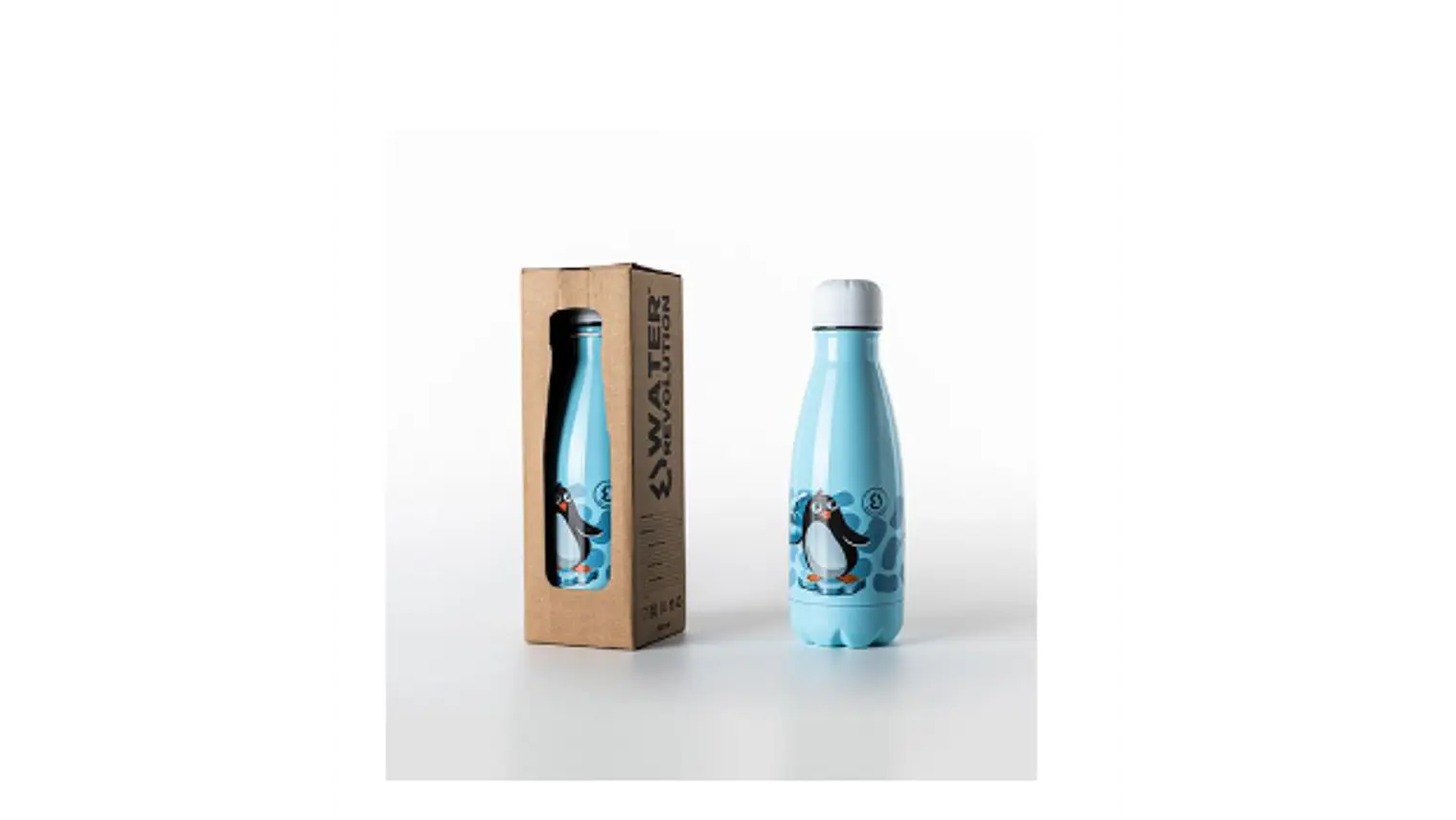 CANTIL AÇO INOX AZUL 350ML 1
