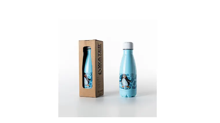CANTIL AÇO INOX AZUL 350ML 1