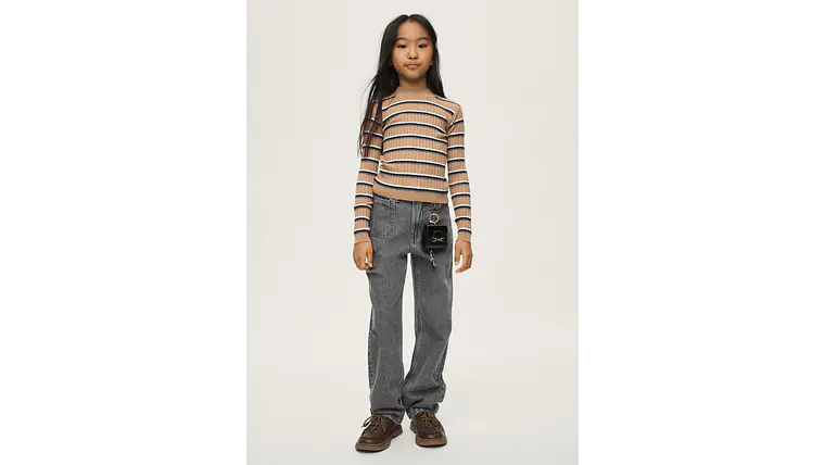 CALÇA RELAXED FIT DENIM 12A 5