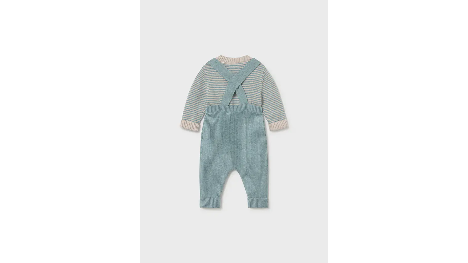 CONJ. JARDINEIRA TRICOT 6-9M 3
