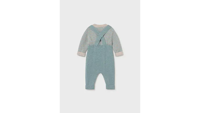 CONJ. JARDINEIRA TRICOT 6-9M 3