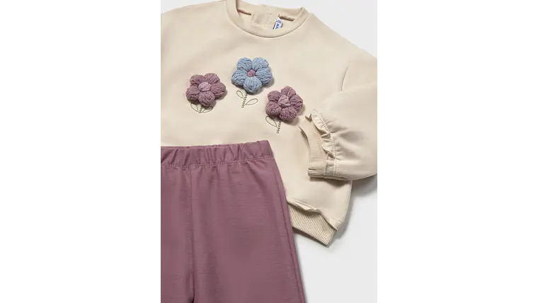CONJ. LEGGINGS SWEAT 3A 3