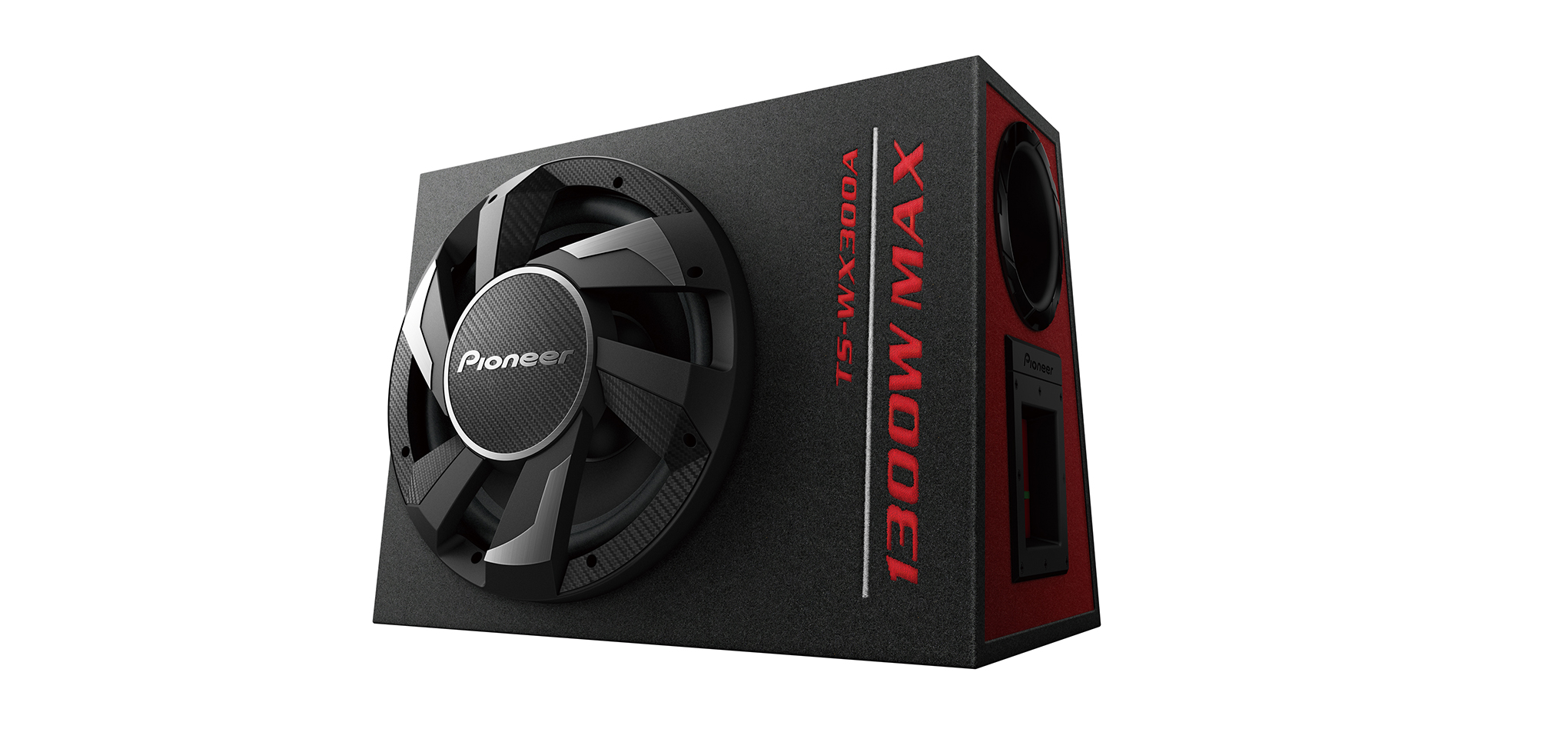 Pioneer TS-WX300A ウーファー 1300W MAX Subwoofer Amplificado para vehículos marca Pioneer TS-WX300A