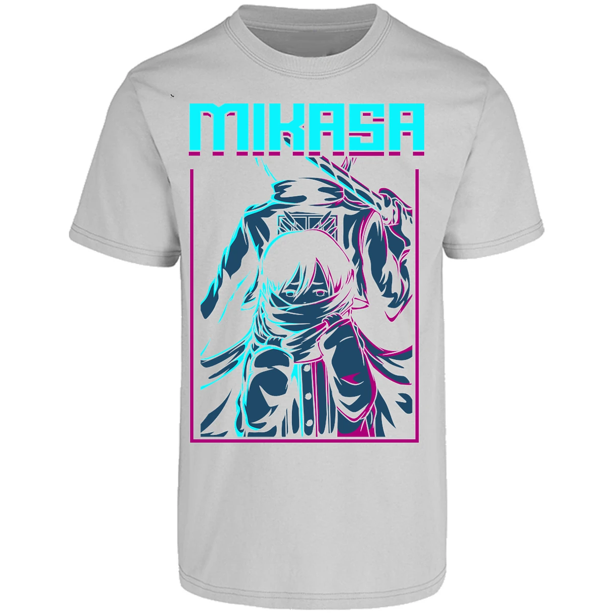 Playera Attack On Titan Mikasa Anime para Adulto 1