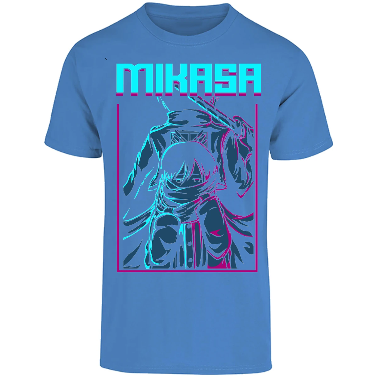Playera Attack On Titan Mikasa Anime para Adulto 7