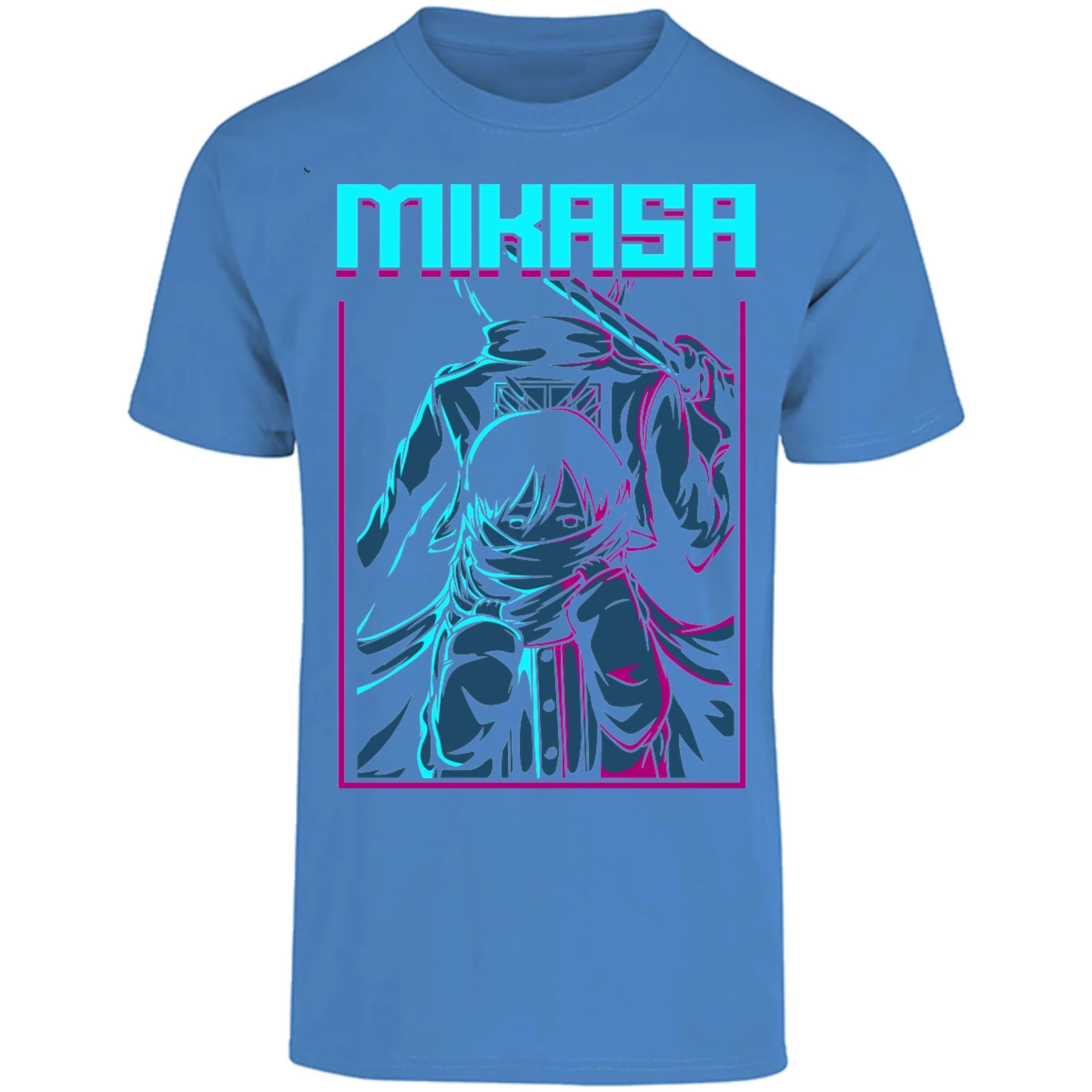 Playera Attack On Titan Mikasa Anime para Adulto 7