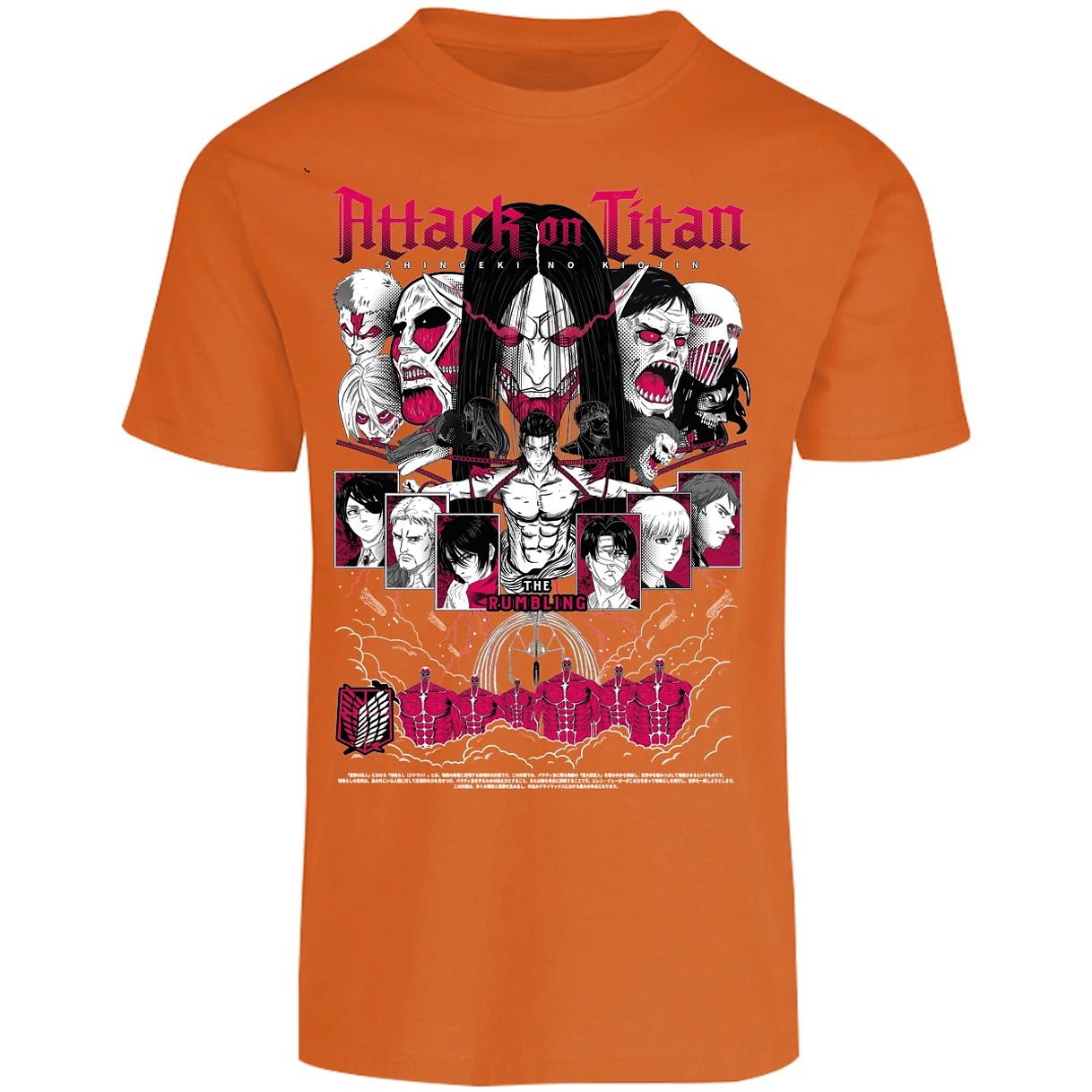 Playera Attack On Titan Shingeki Anime para Adulto 16