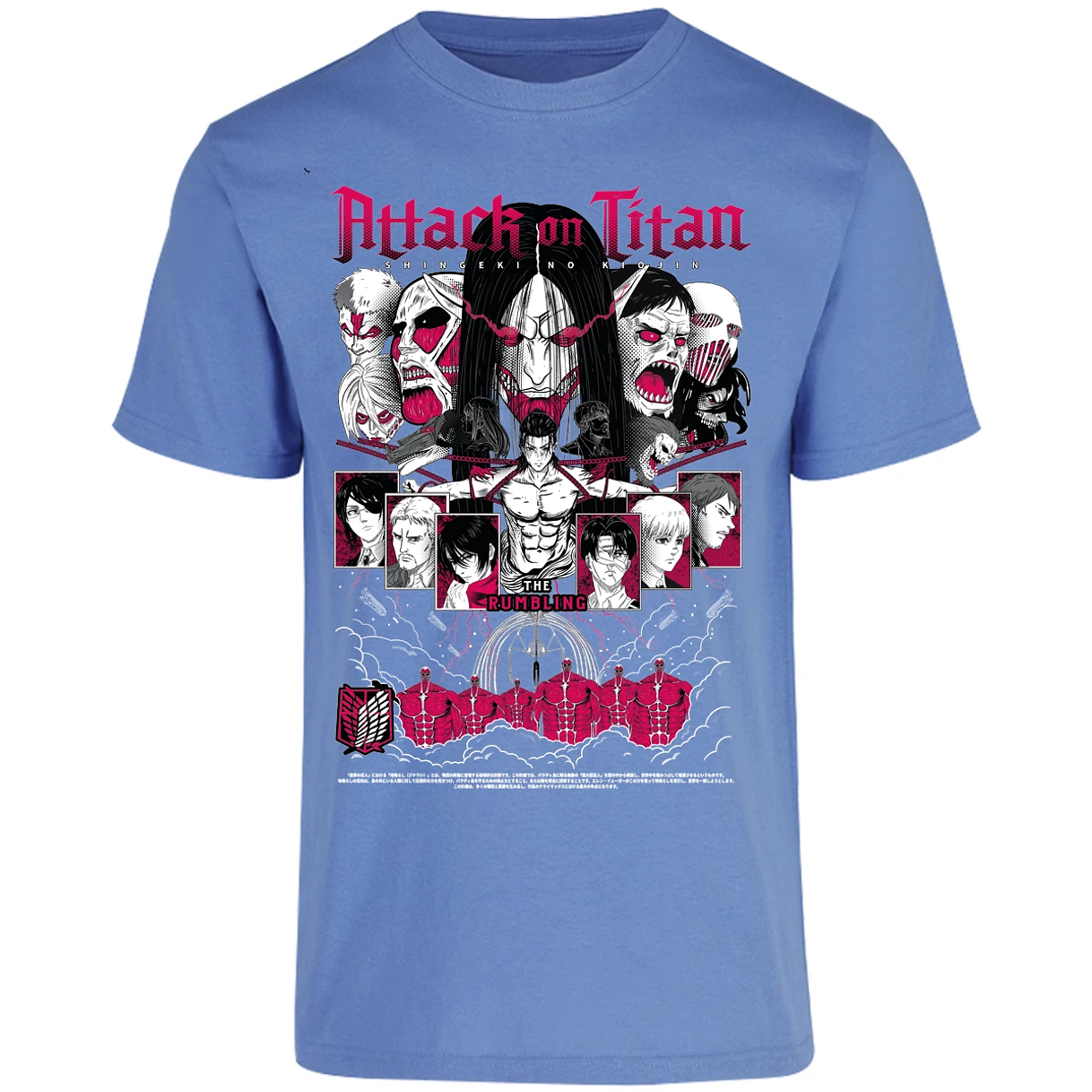 Playera Attack On Titan Shingeki Anime para Adulto 21