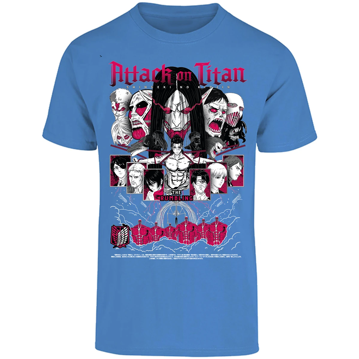 Playera Attack On Titan Shingeki Anime para Adulto 27