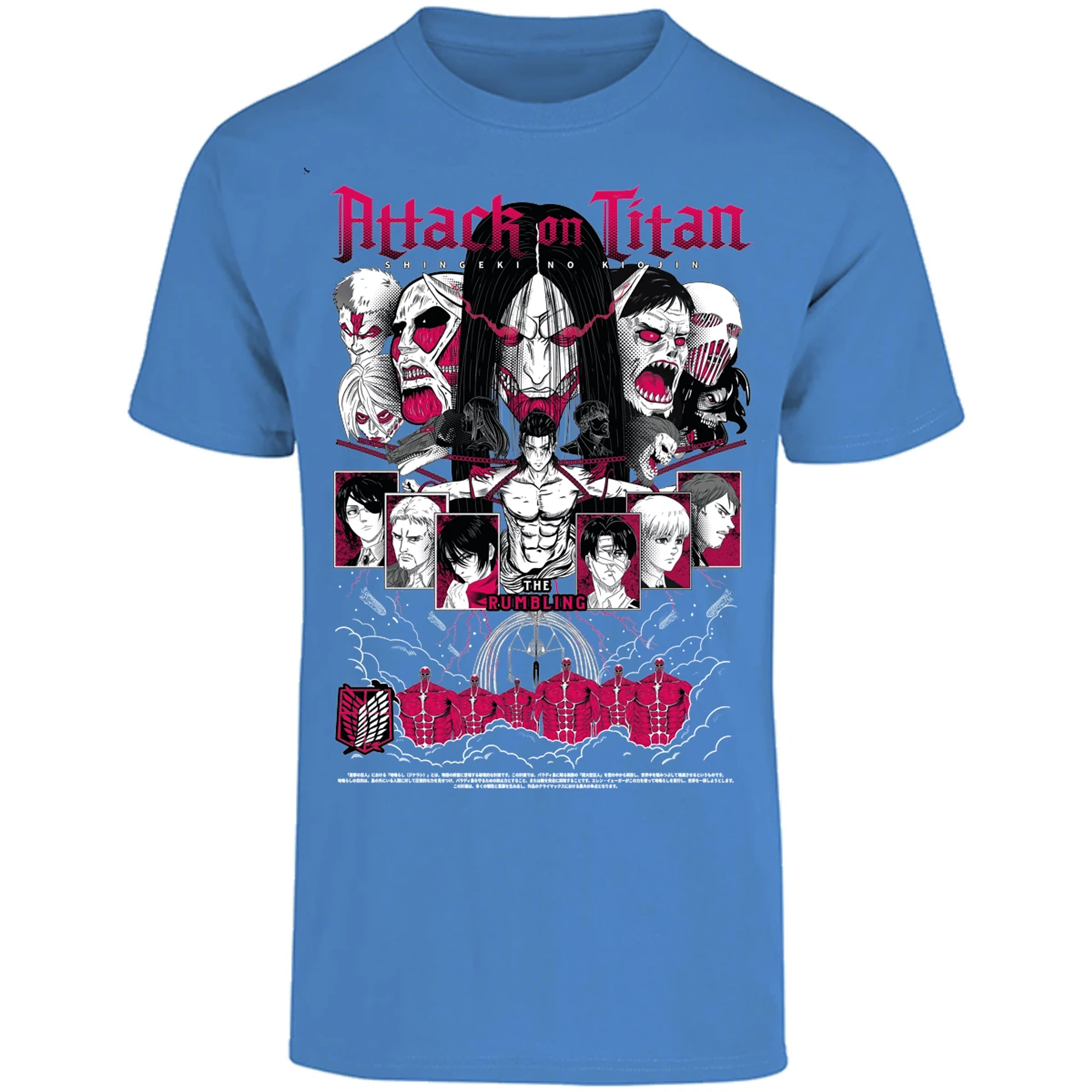 Playera Attack On Titan Shingeki Anime para Adulto 27
