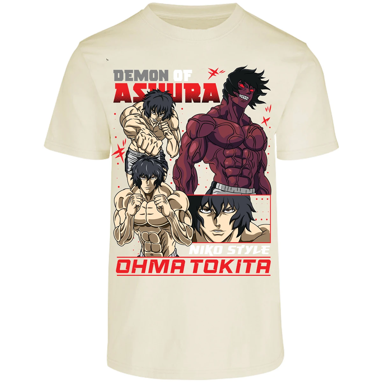 Playera Baki Ohma Tokita para Adulto 21