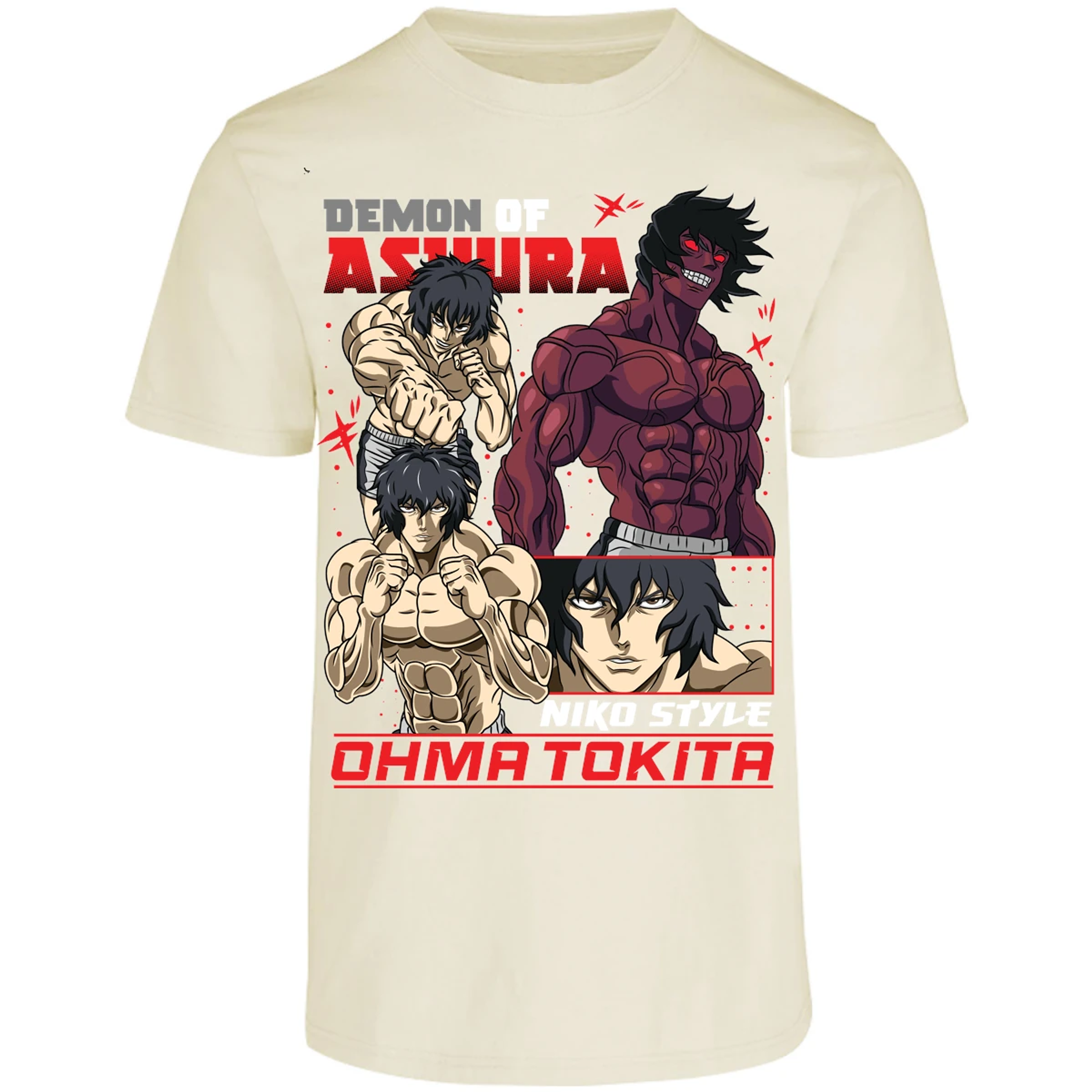 Playera Baki Ohma Tokita para Adulto 21