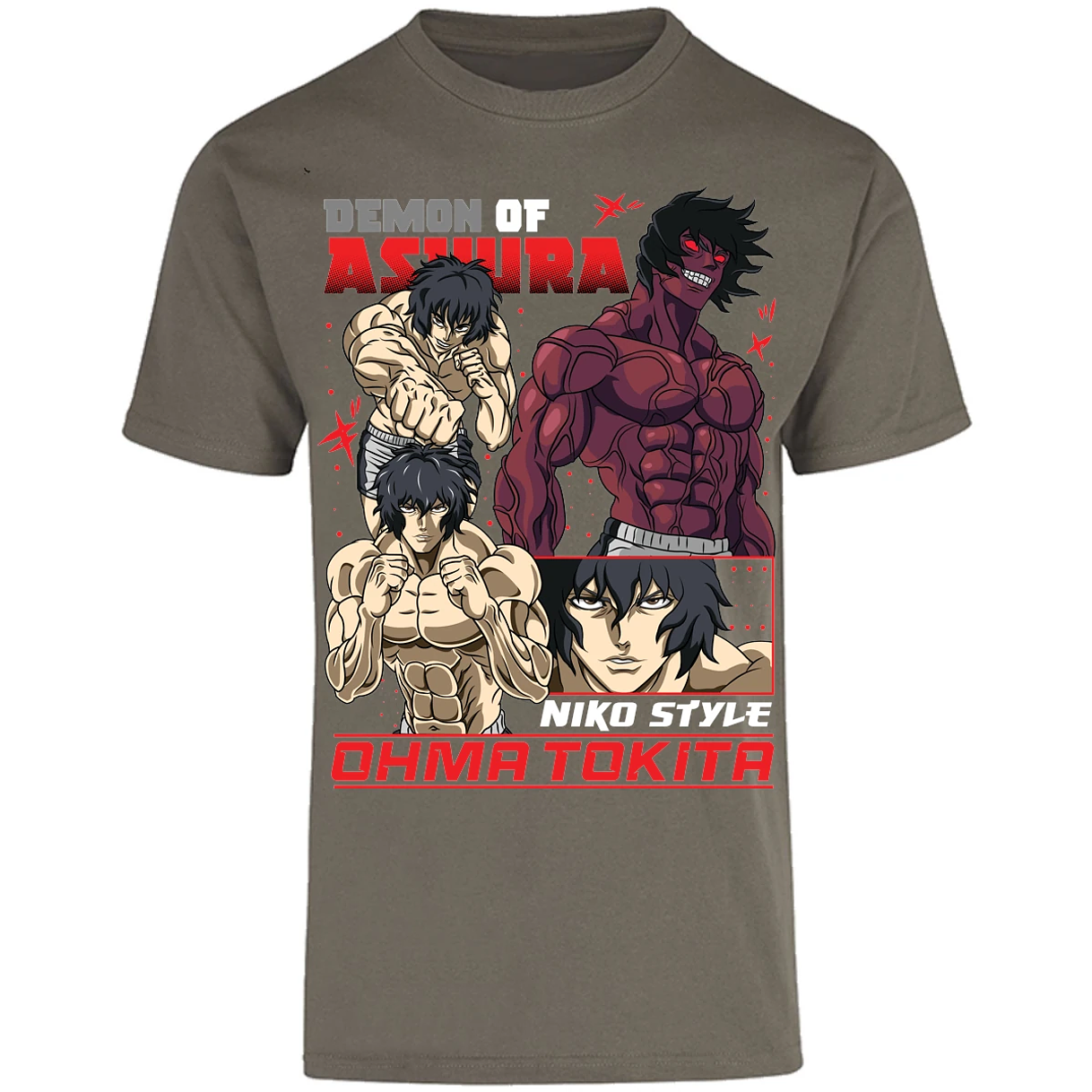 Playera Baki Ohma Tokita para Adulto 2