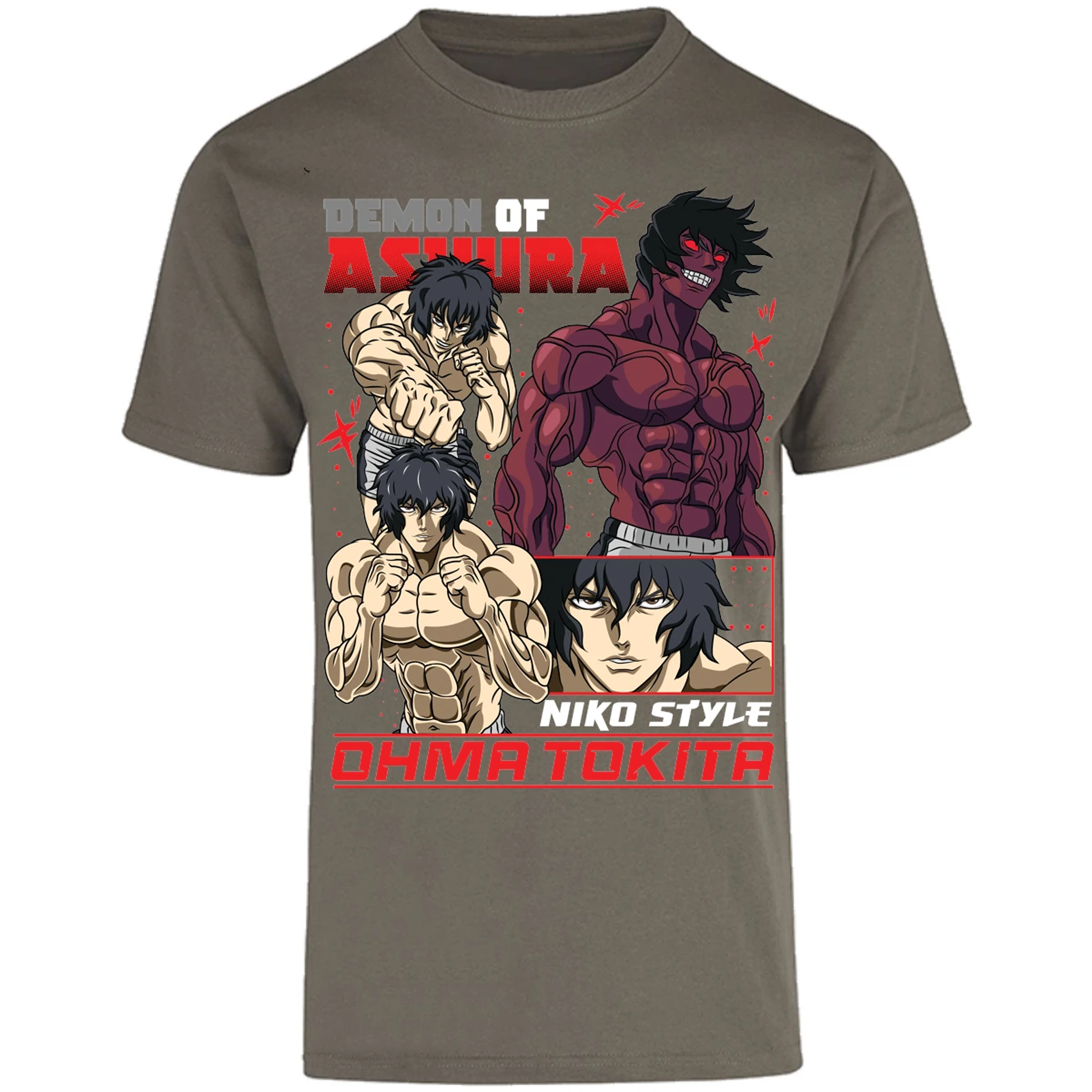 Playera Baki Ohma Tokita para Adulto 2