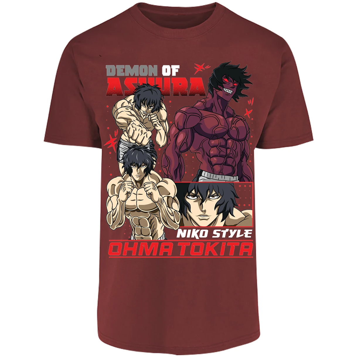 Playera Baki Ohma Tokita para Adulto 3