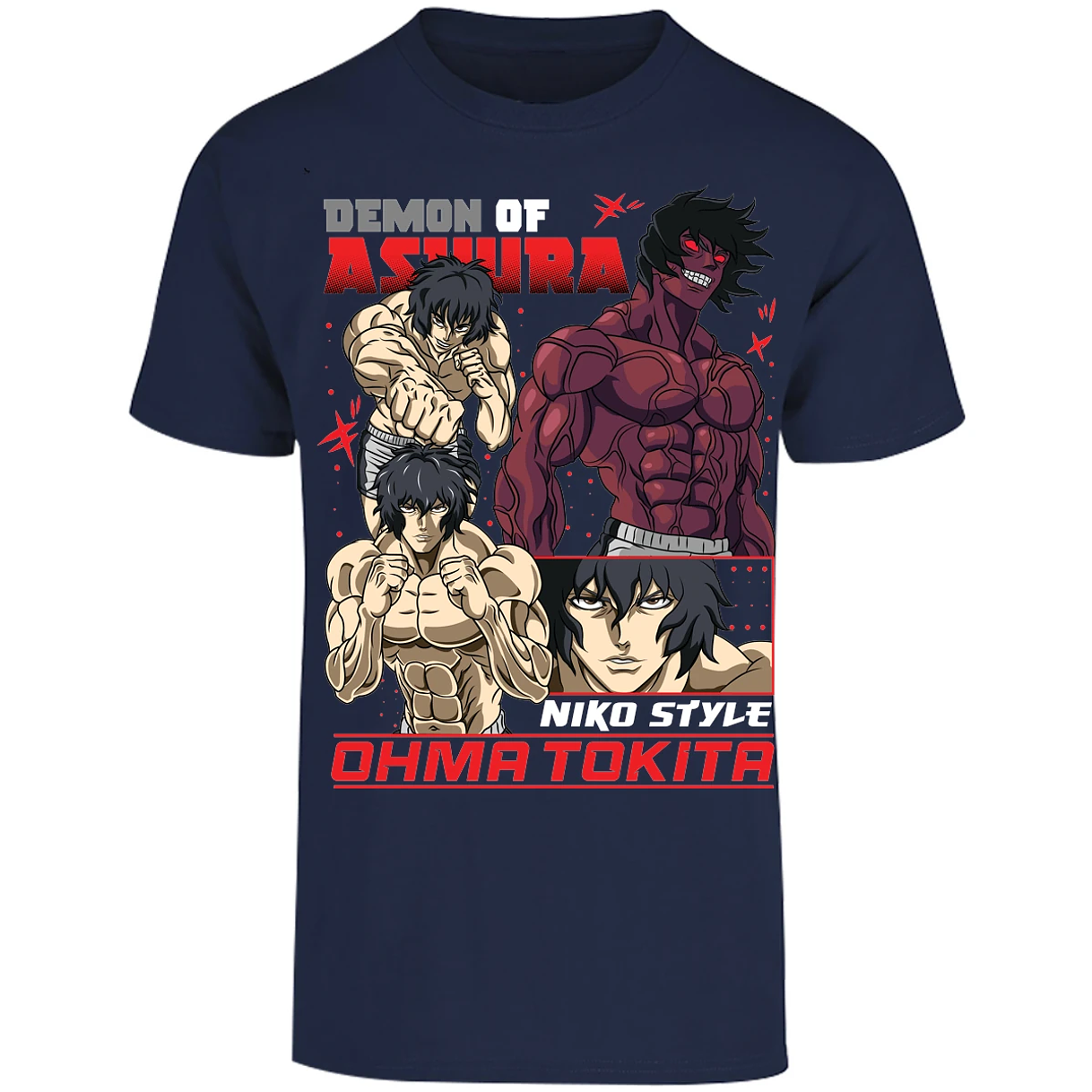 Playera Baki Ohma Tokita para Adulto 5