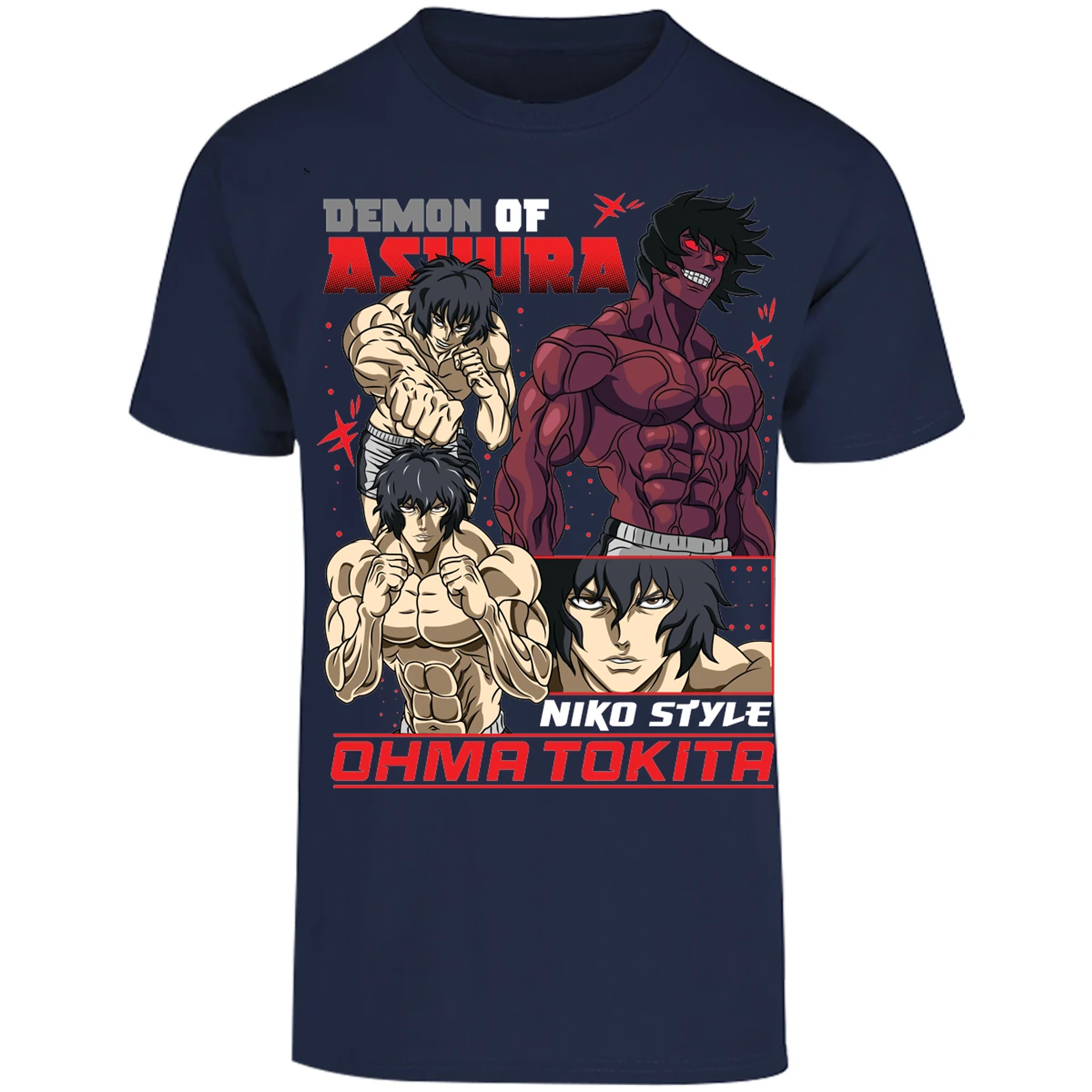 Playera Baki Ohma Tokita para Adulto 5