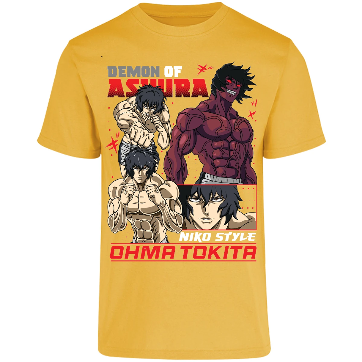 Playera Baki Ohma Tokita para Adulto 7