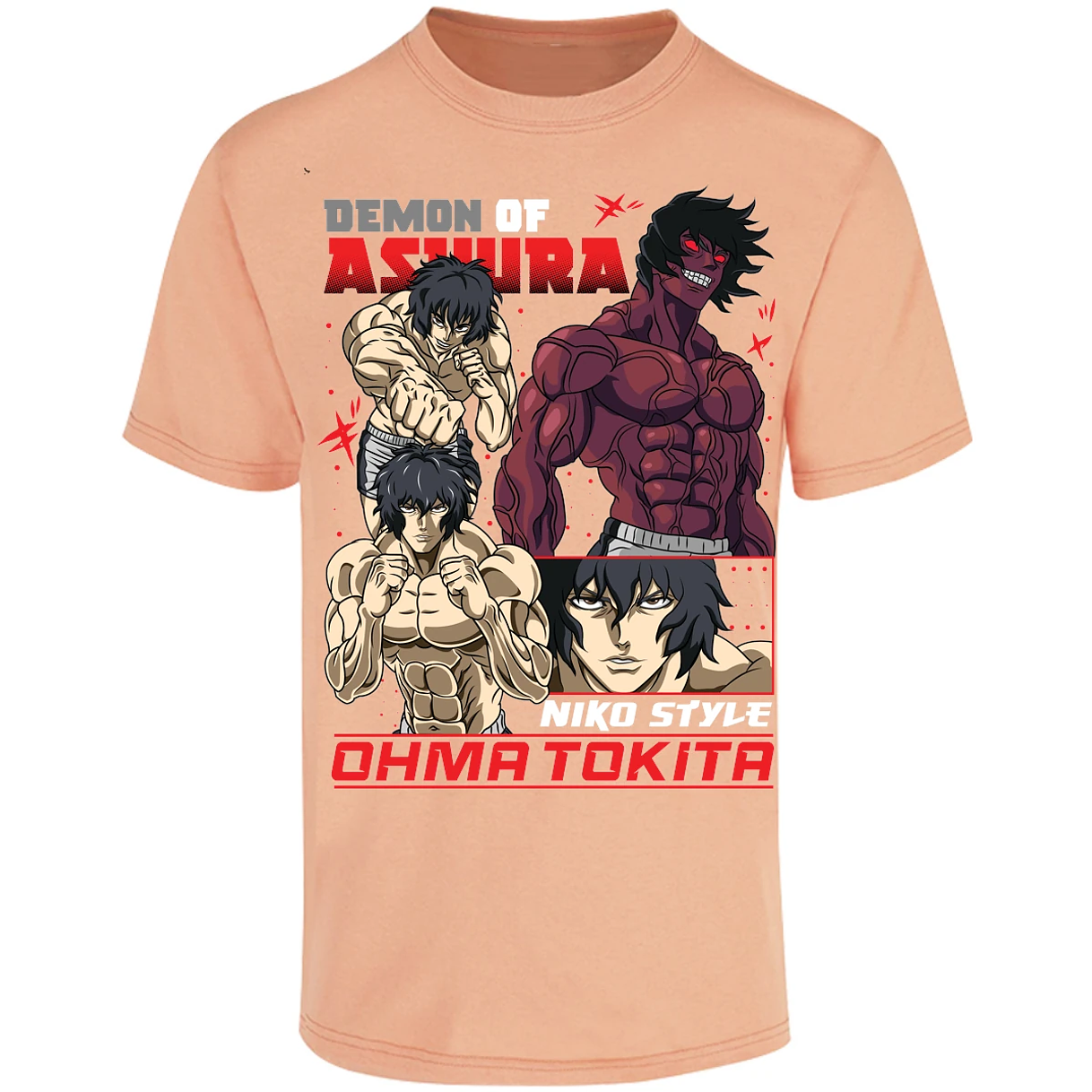 Playera Baki Ohma Tokita para Adulto 8