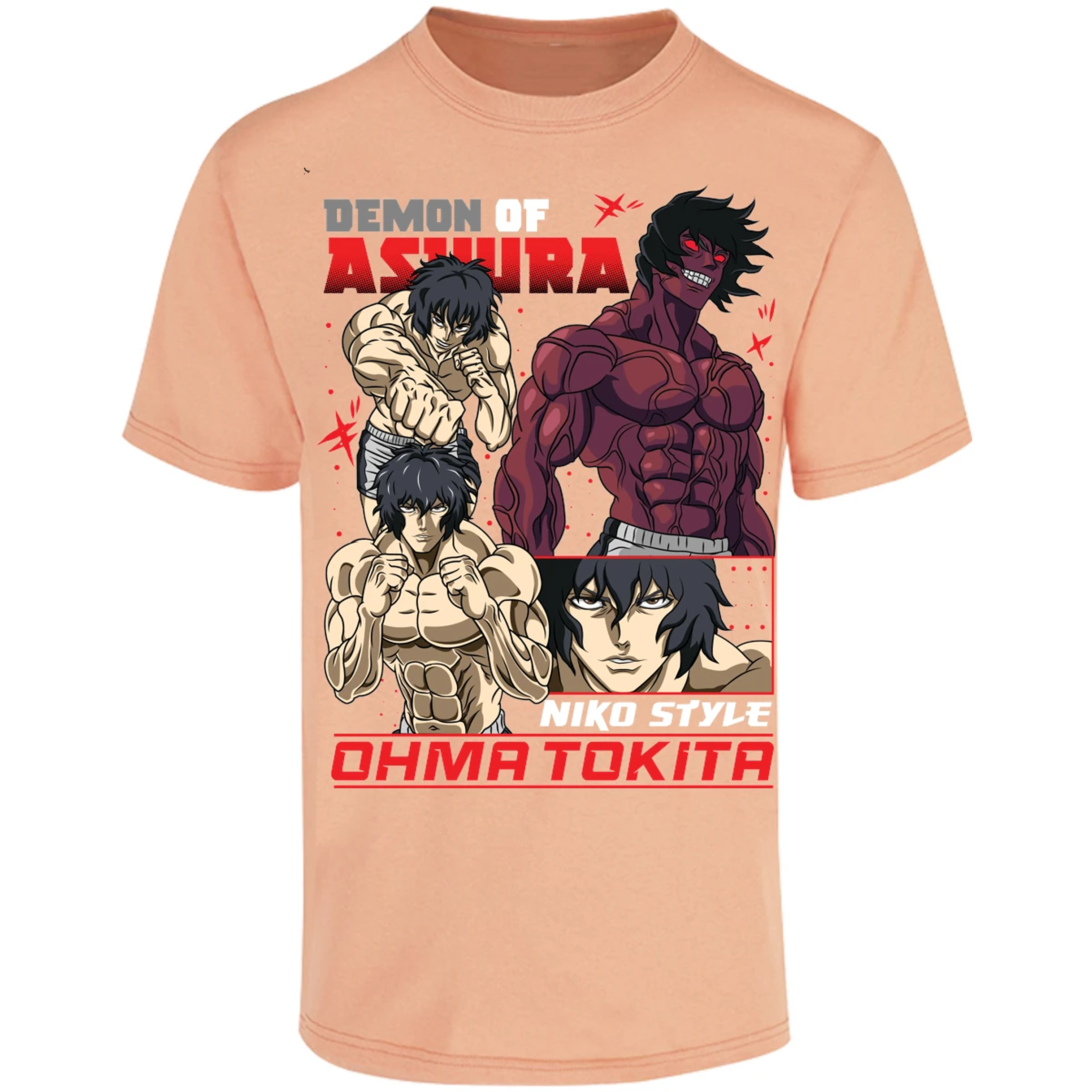 Playera Baki Ohma Tokita para Adulto 8