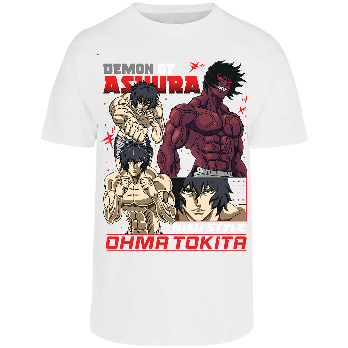 Playera Baki Ohma Tokita para Adulto 11