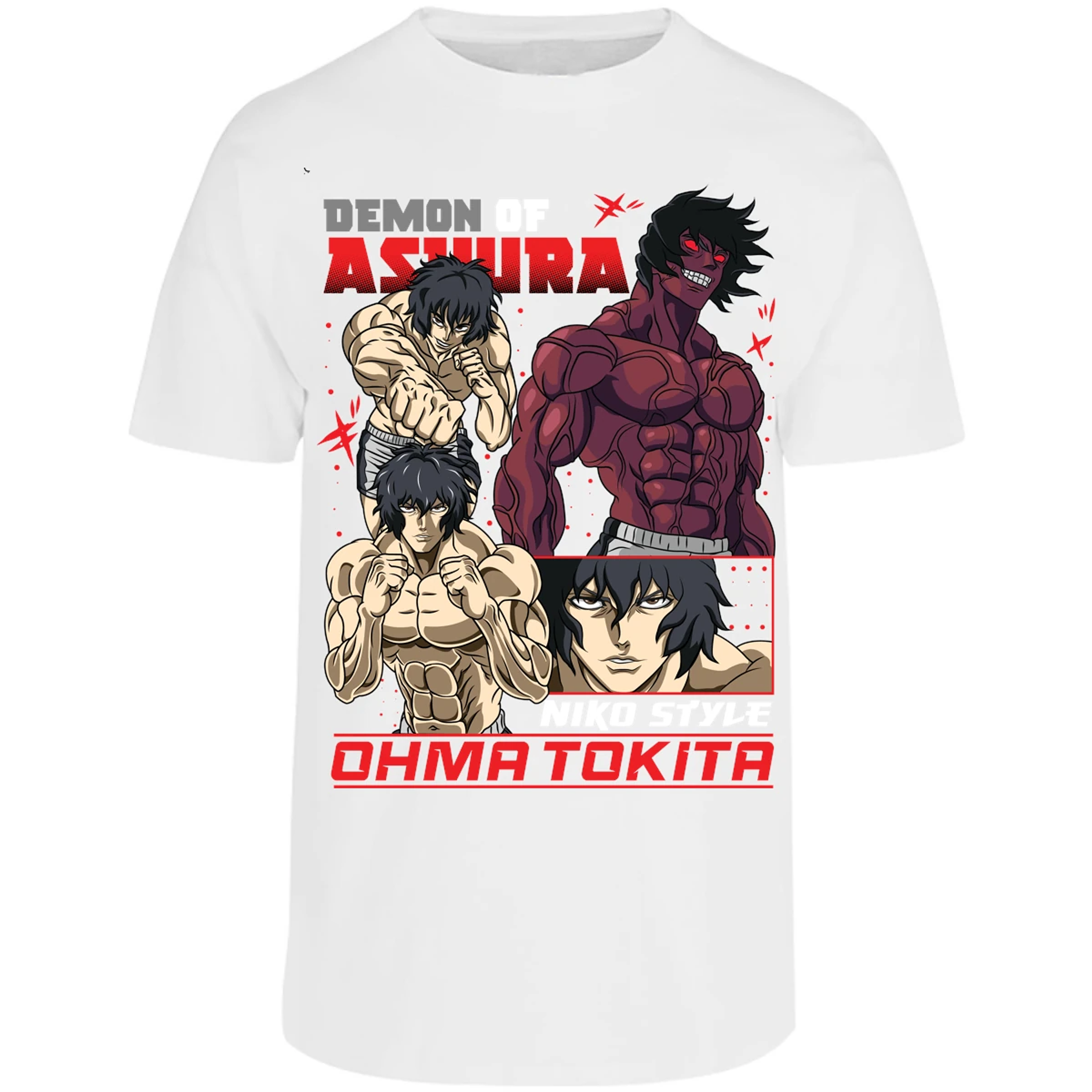 Playera Baki Ohma Tokita para Adulto 11