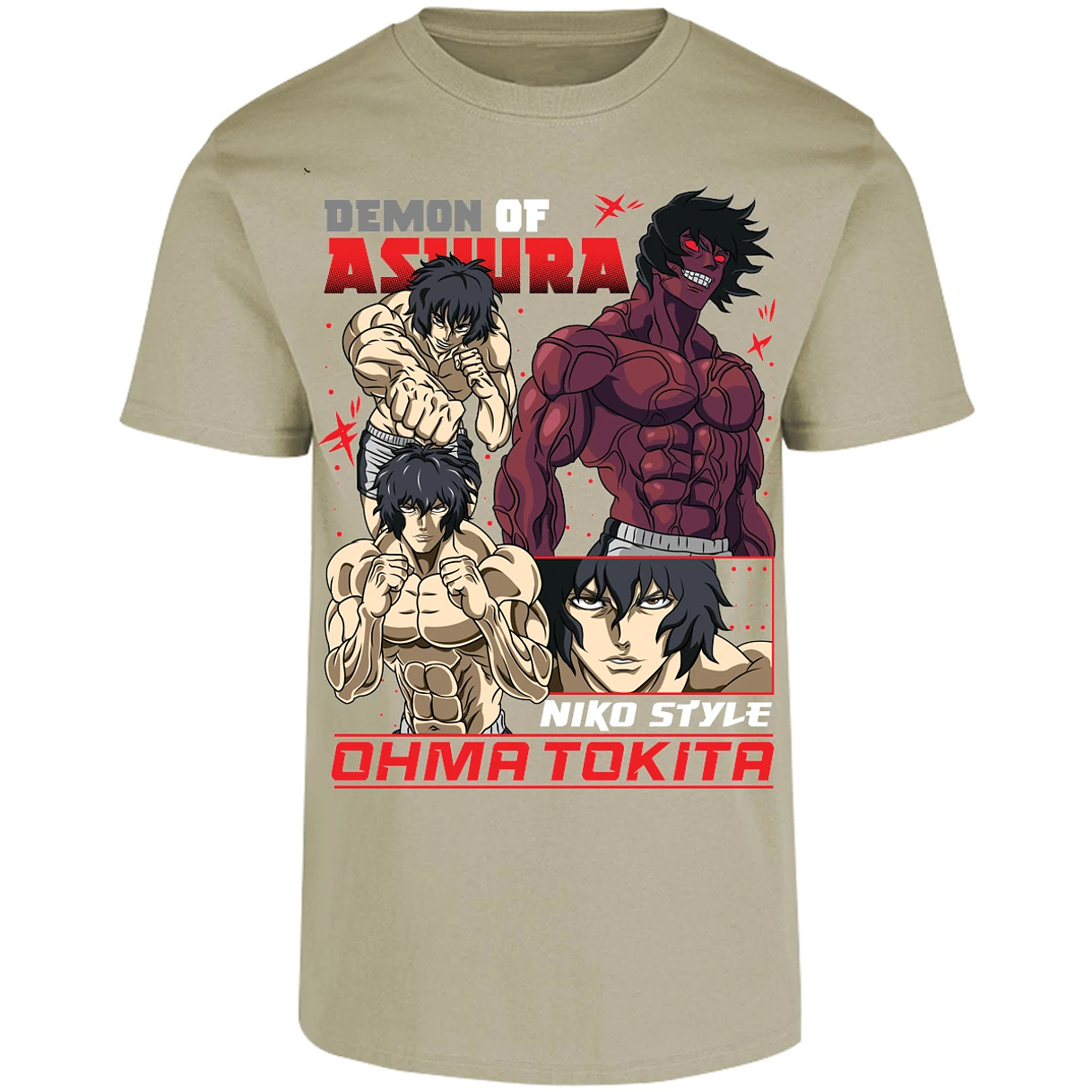 Playera Baki Ohma Tokita para Adulto 12
