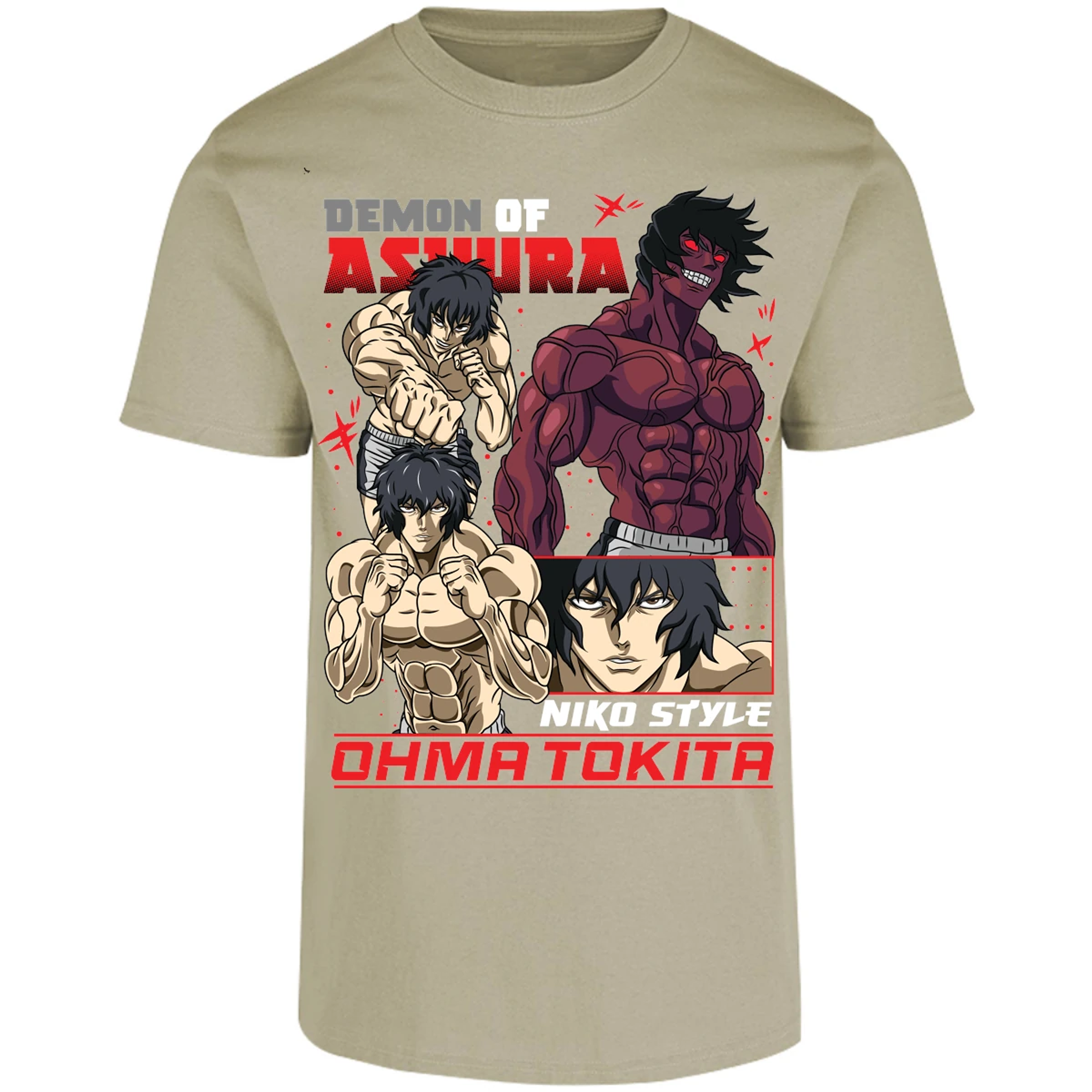 Playera Baki Ohma Tokita para Adulto 12