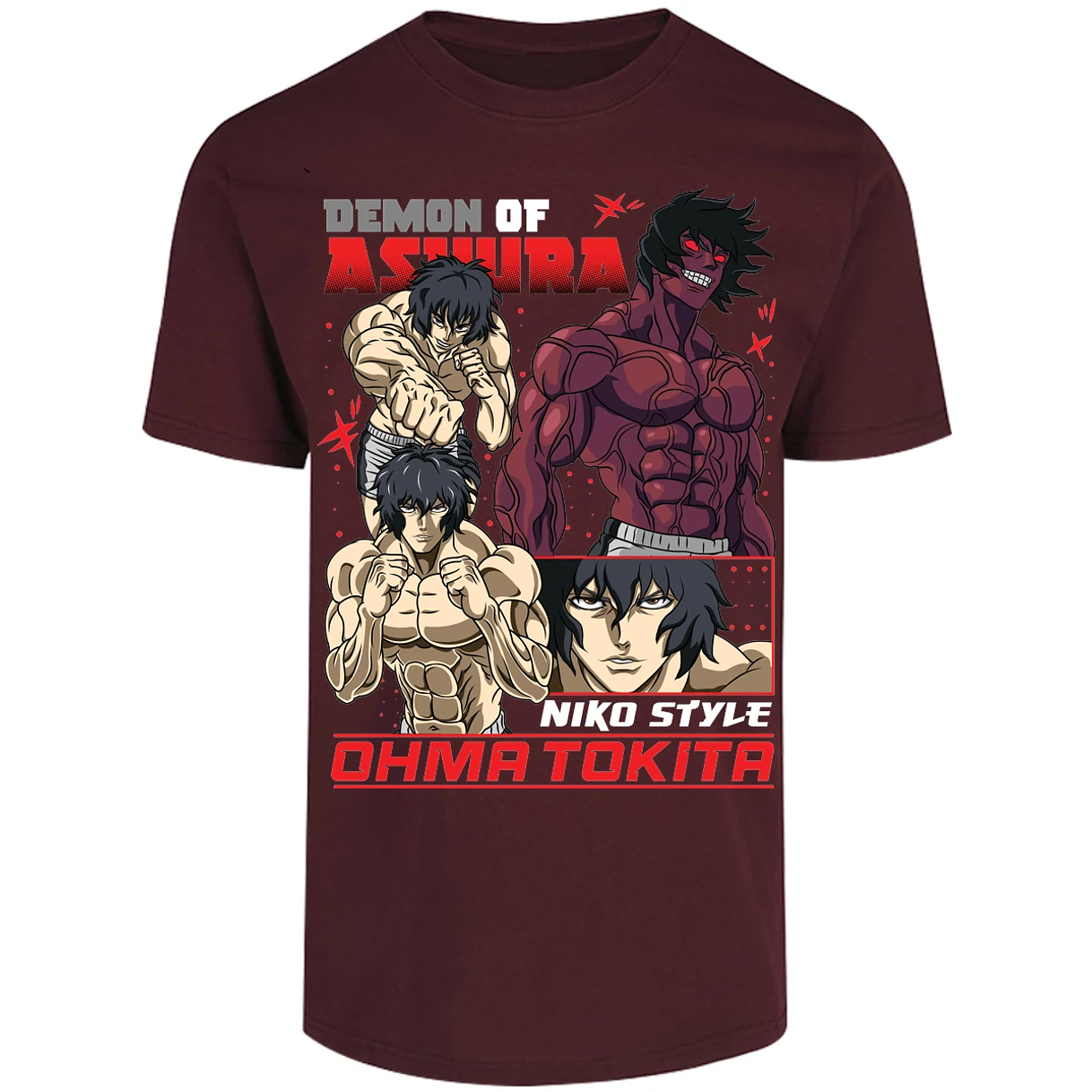 Playera Baki Ohma Tokita para Adulto 14