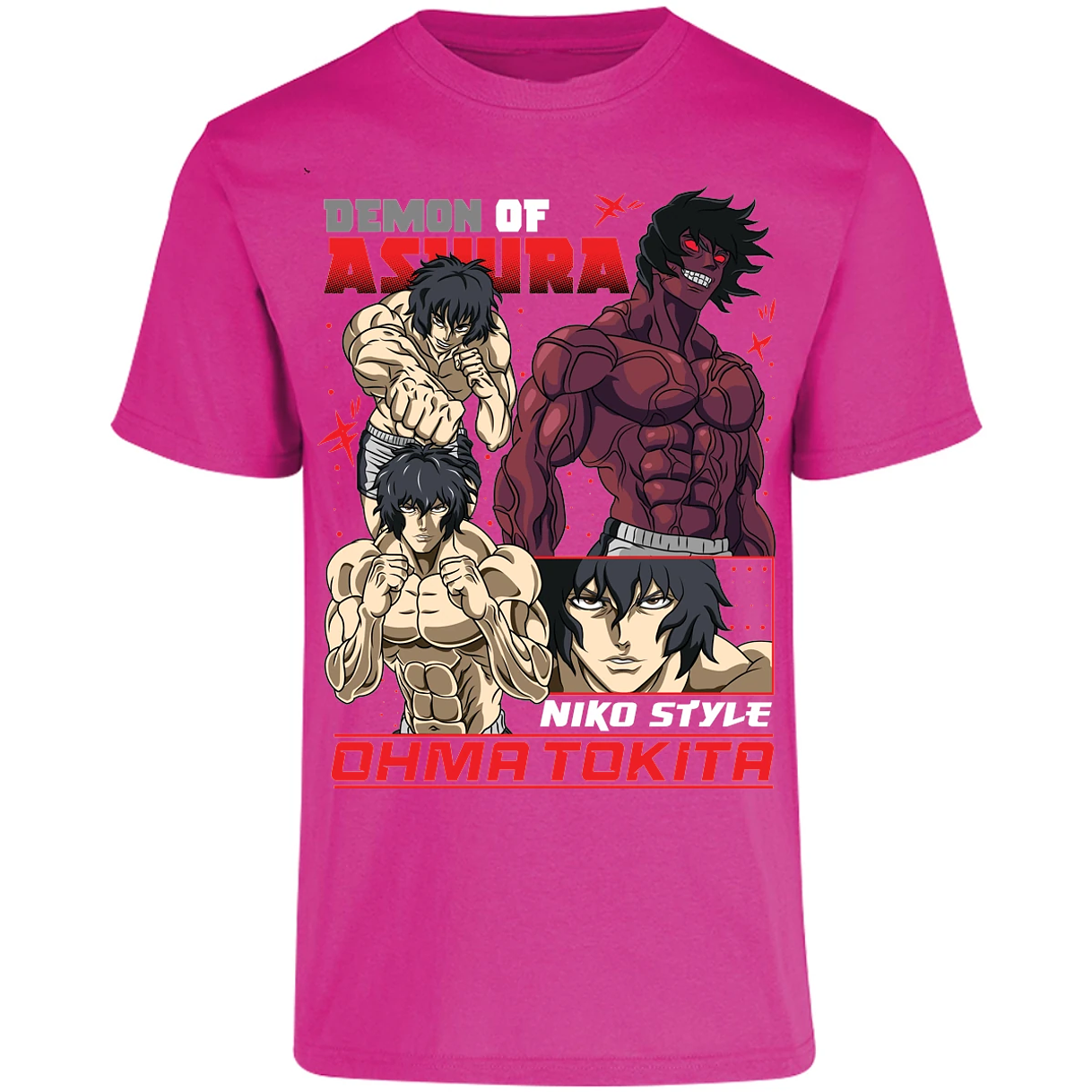 Playera Baki Ohma Tokita para Adulto 16