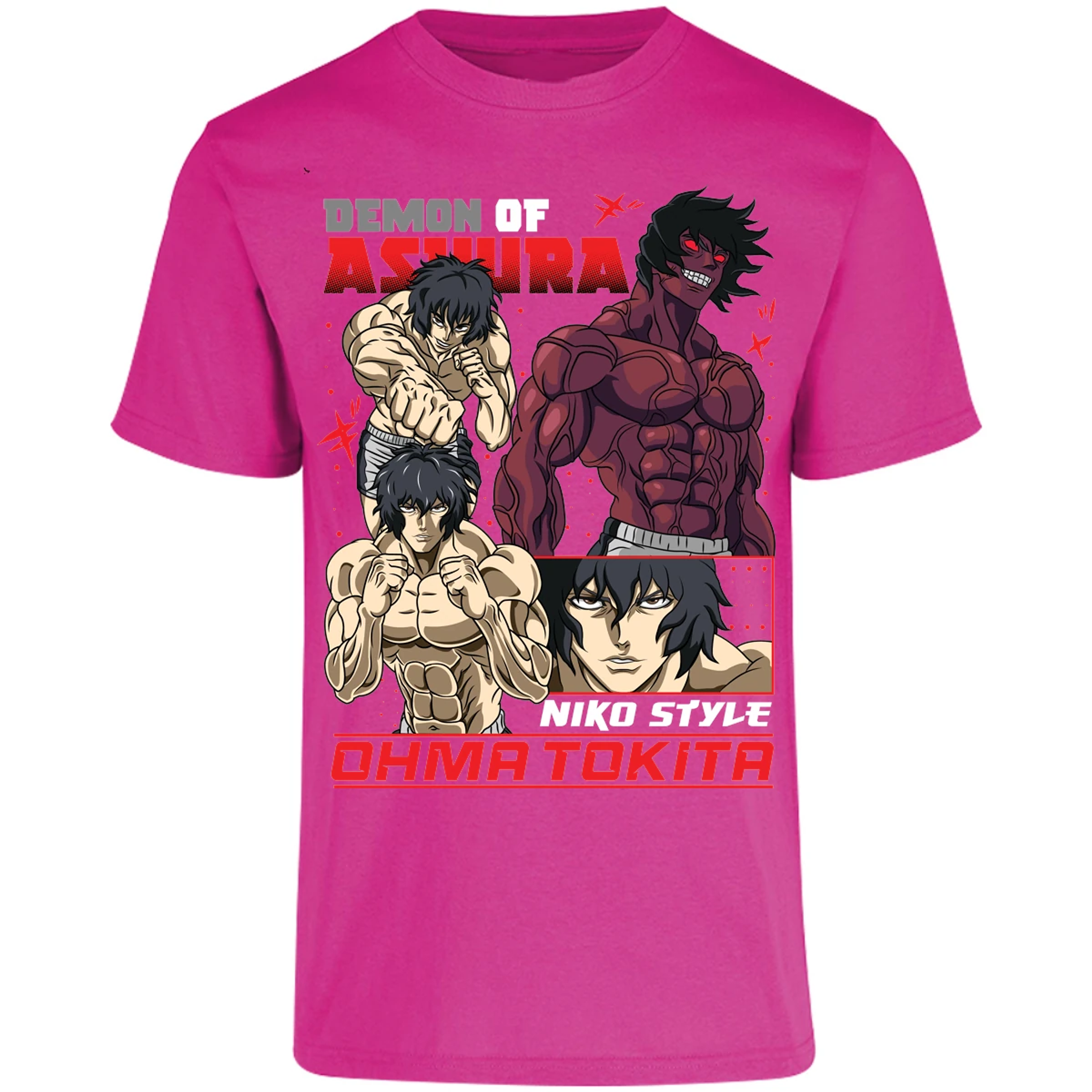 Playera Baki Ohma Tokita para Adulto 16