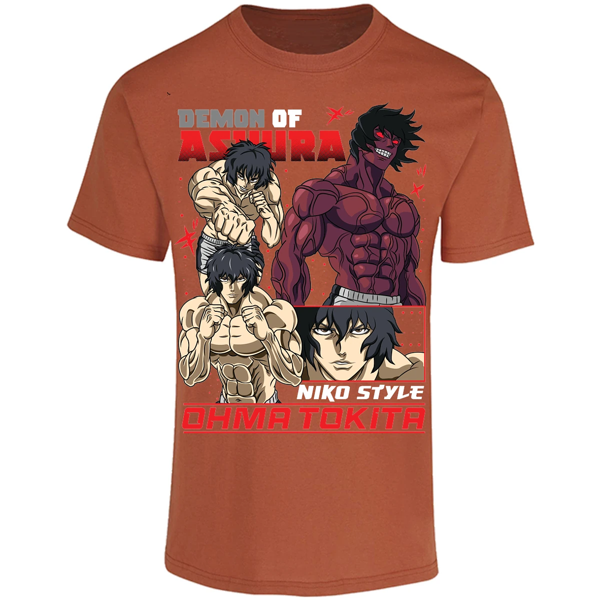 Playera Baki Ohma Tokita para Adulto 17