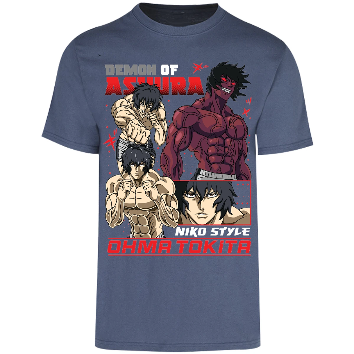 Playera Baki Ohma Tokita para Adulto 18