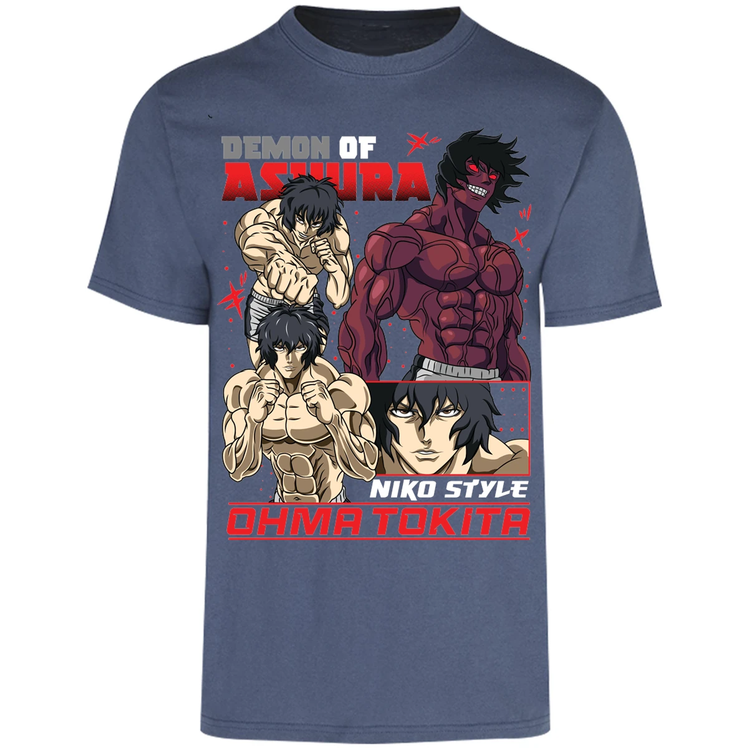 Playera Baki Ohma Tokita para Adulto 18