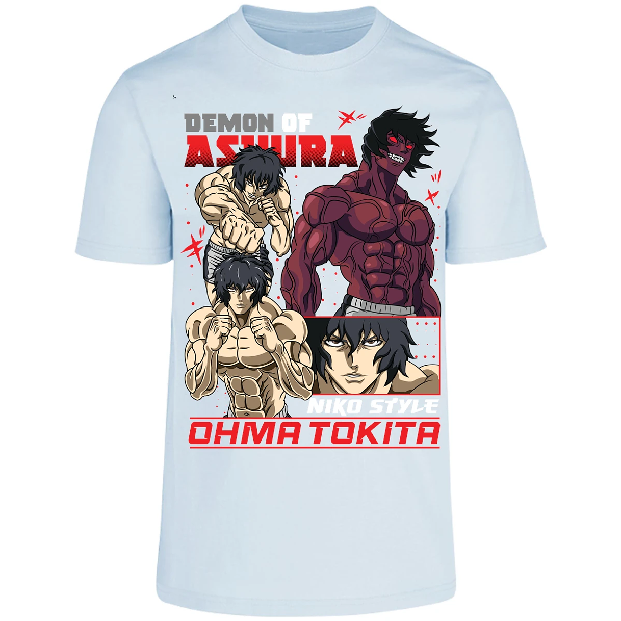 Playera Baki Ohma Tokita para Adulto 19