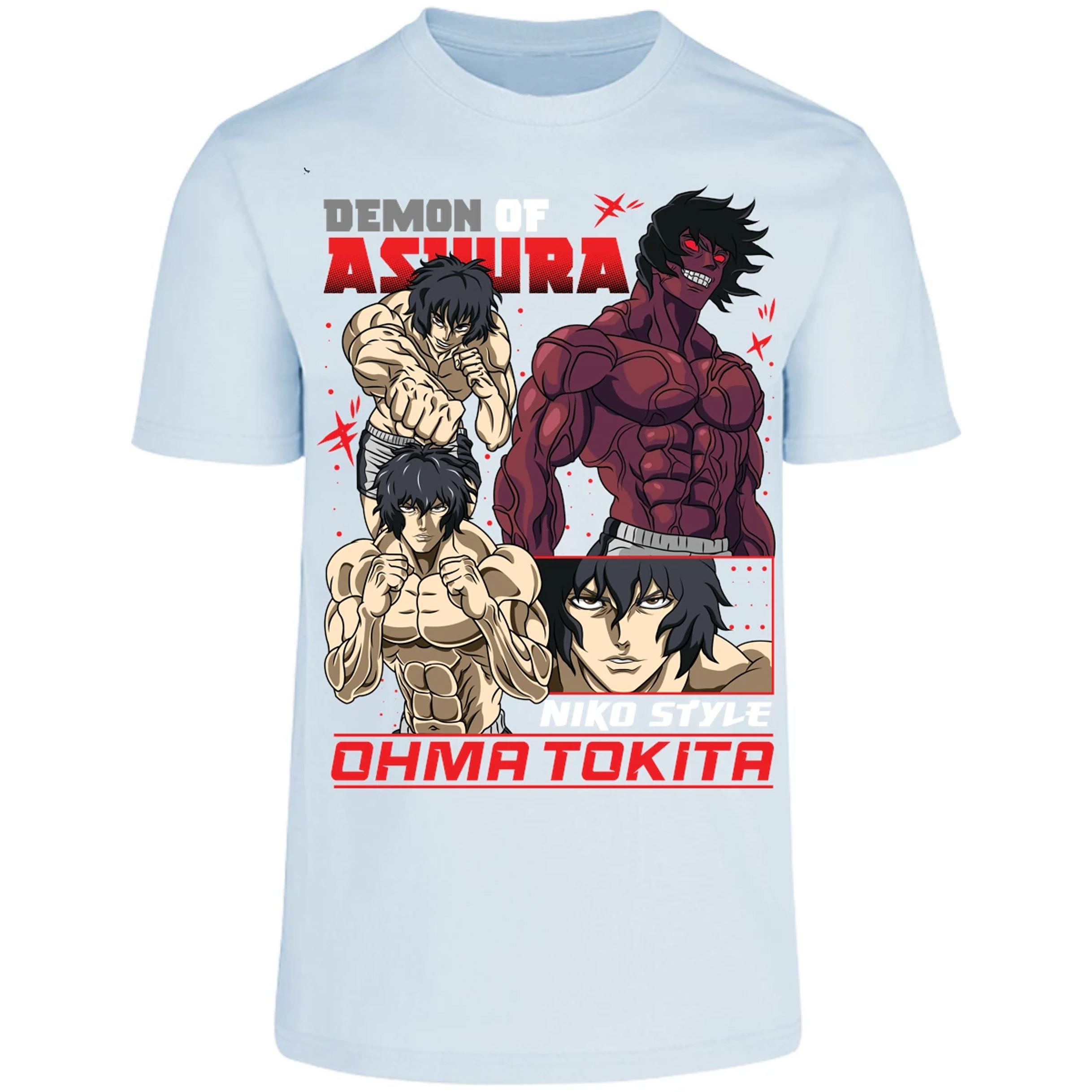 Playera Baki Ohma Tokita para Adulto 19