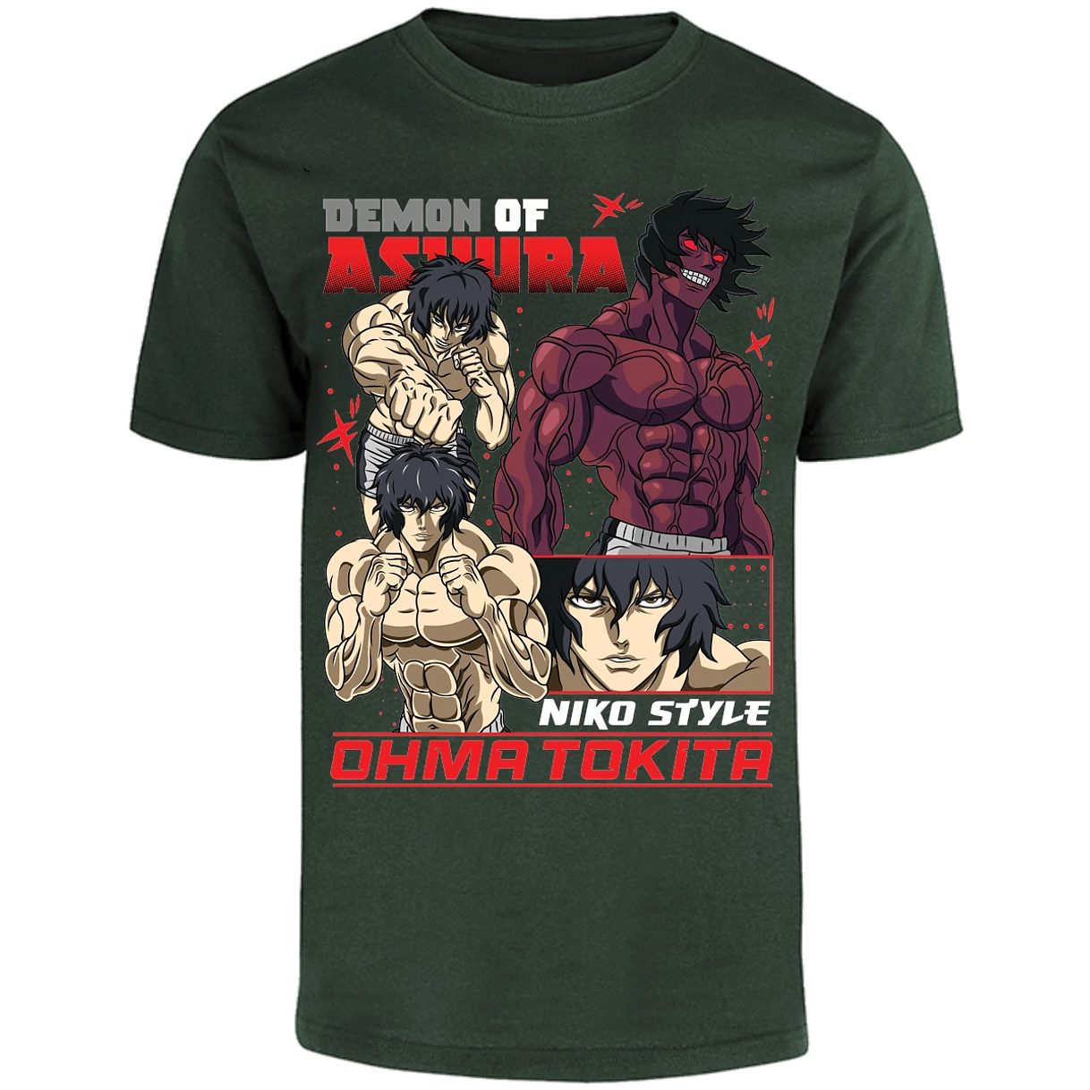 Playera Baki Ohma Tokita para Adulto 22