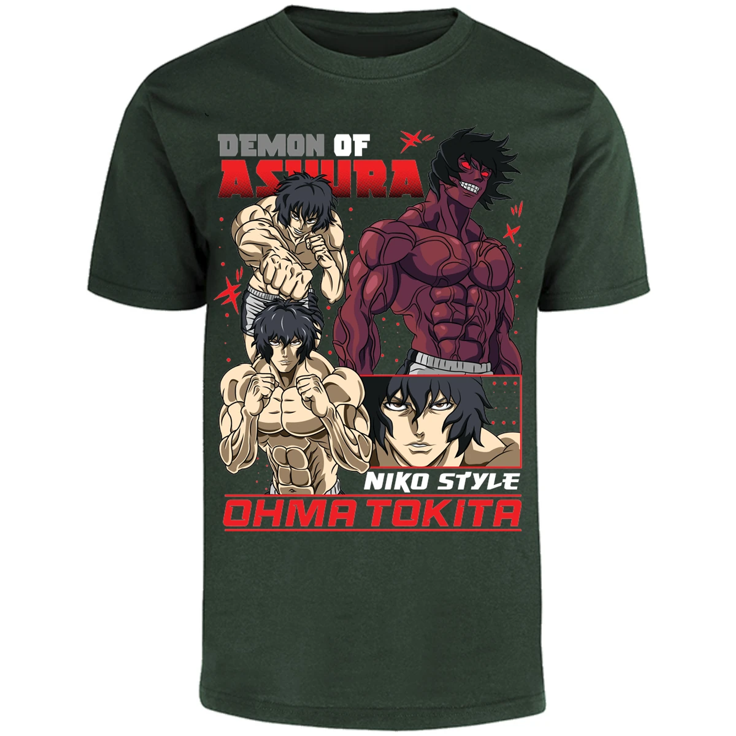 Playera Baki Ohma Tokita para Adulto 22