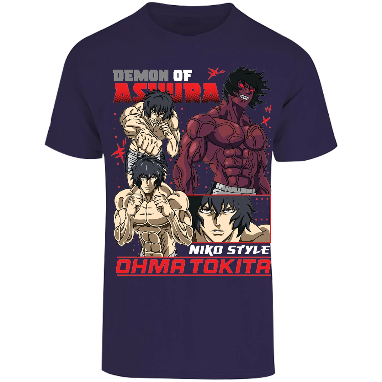 Playera Baki Ohma Tokita para Adulto 26