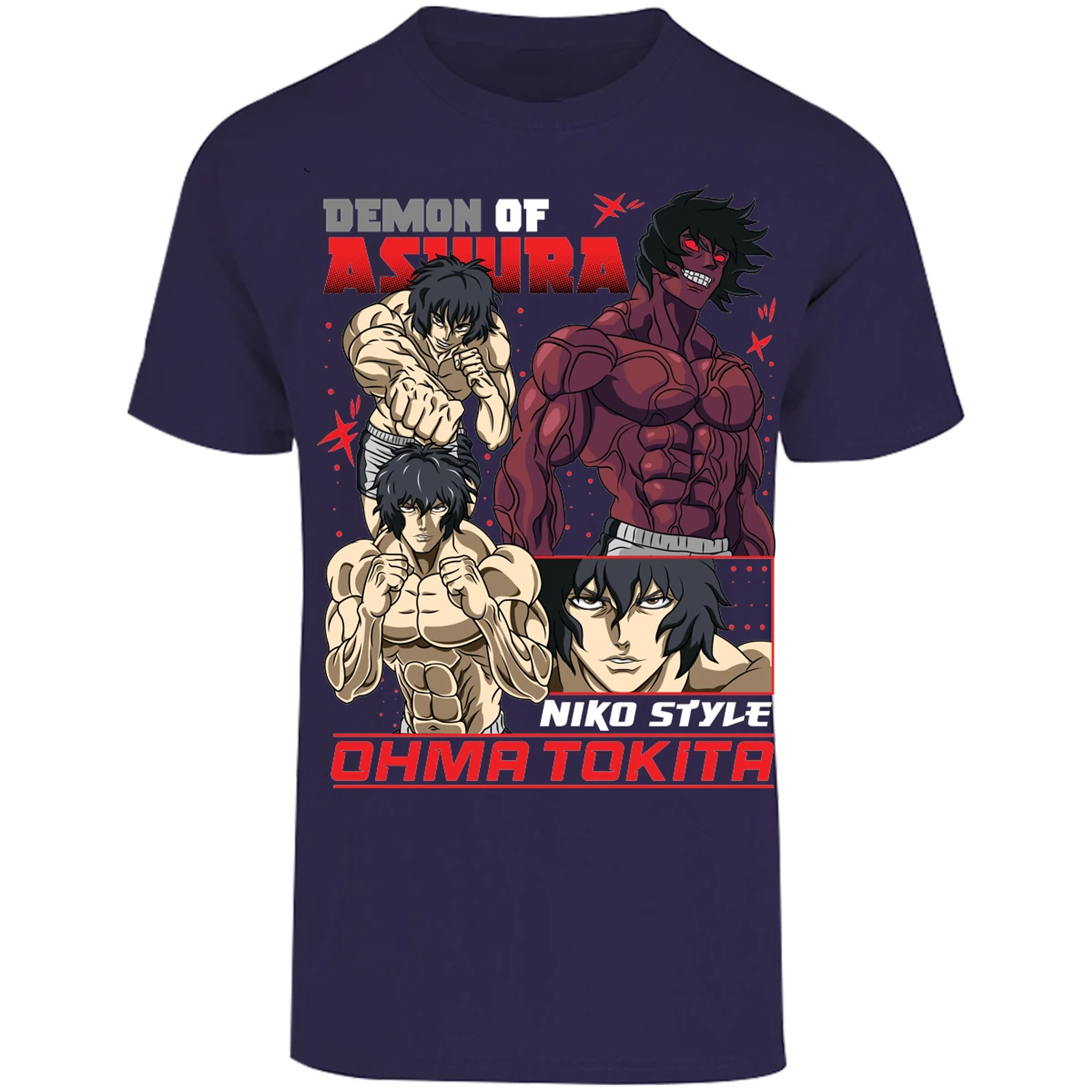 Playera Baki Ohma Tokita para Adulto 26