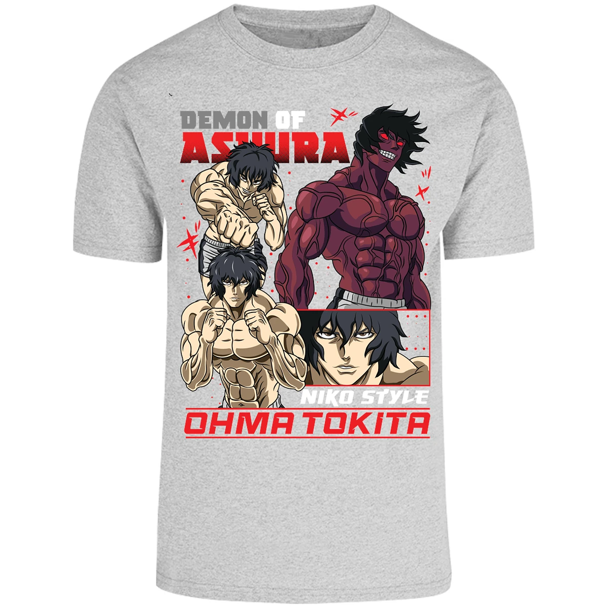Playera Baki Ohma Tokita para Adulto 28