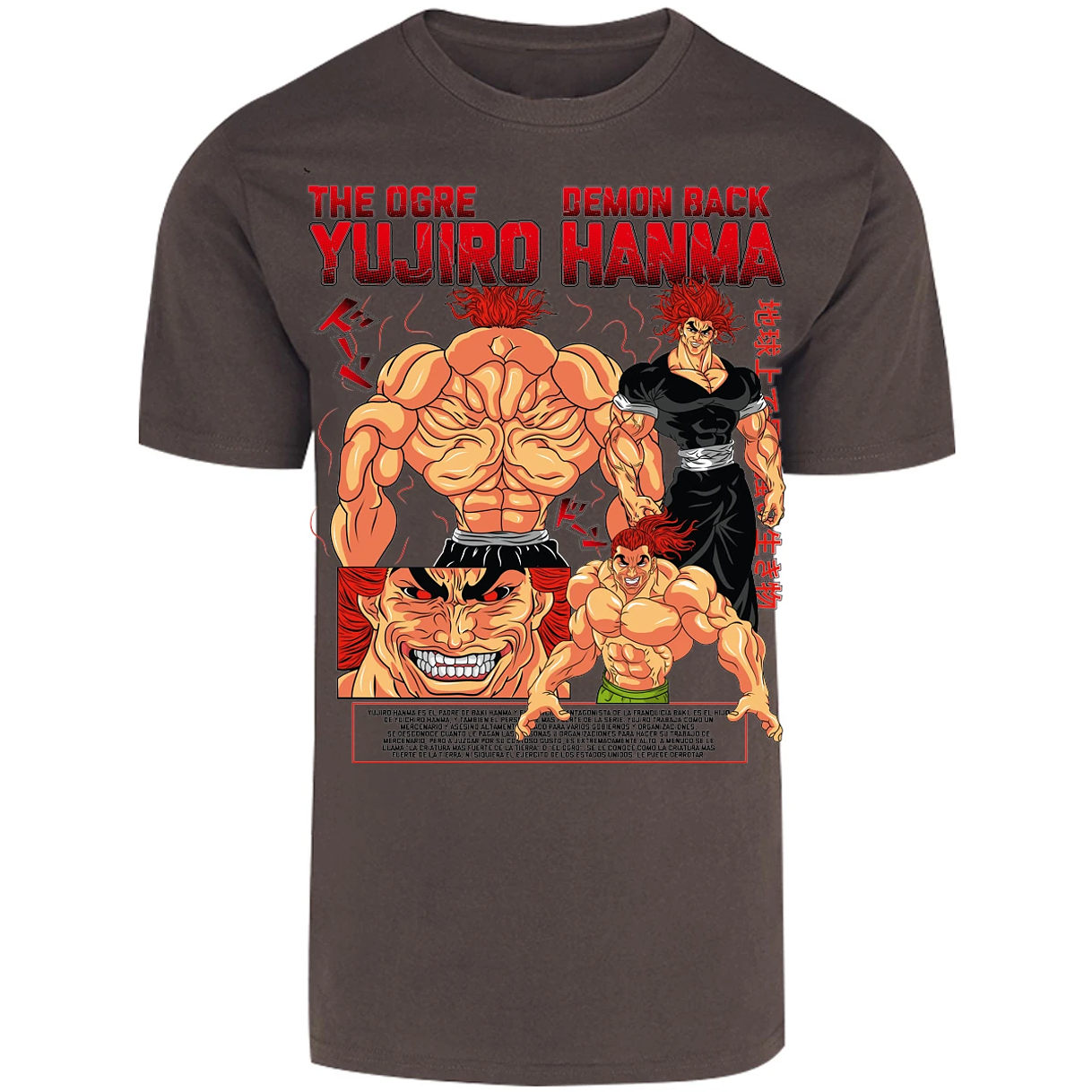 Playera Baki Yujiro Hanma para Adulto 18