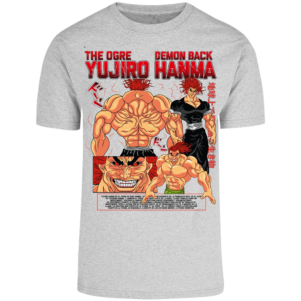 Playera Baki Yujiro Hanma para Adulto 27