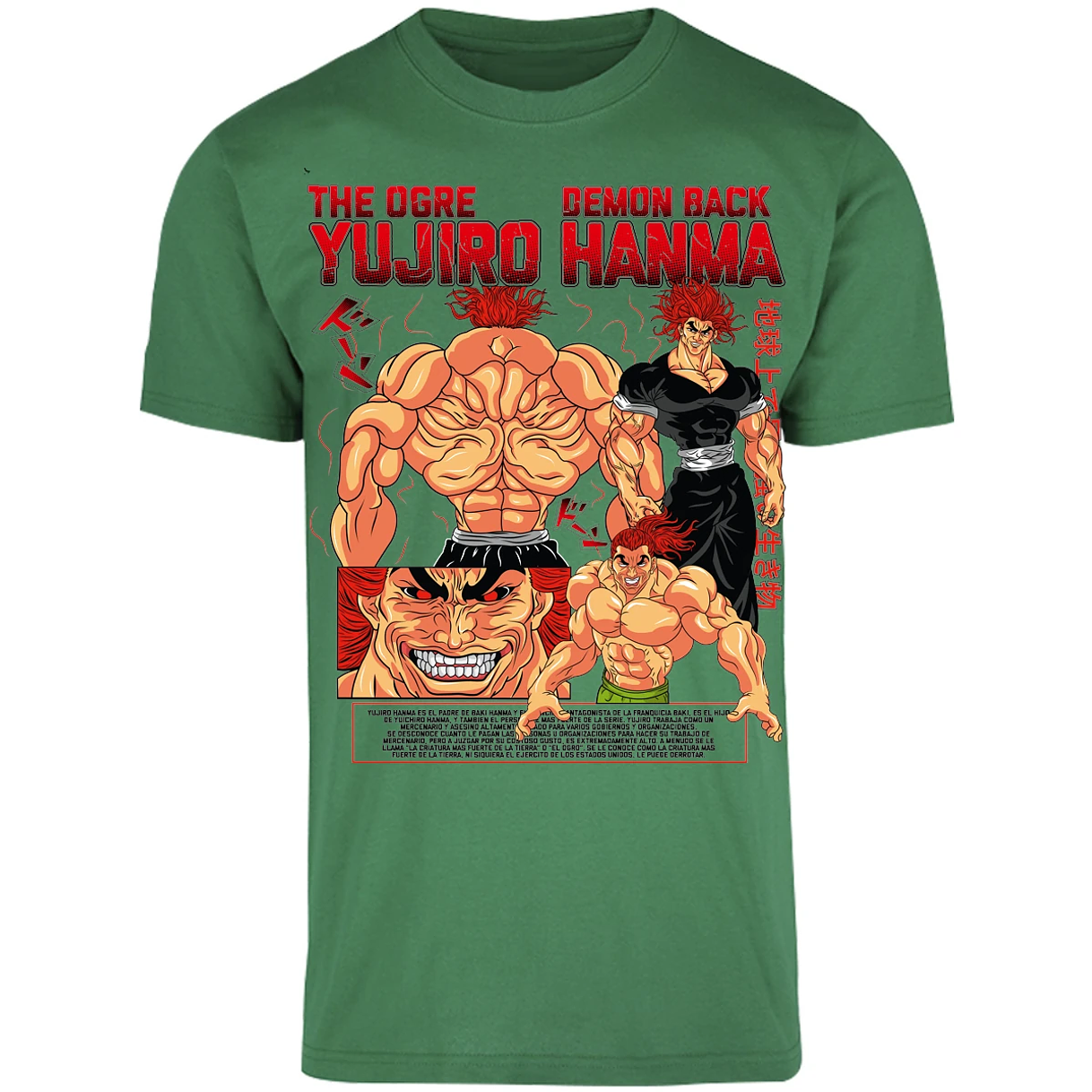 Playera Baki Yujiro Hanma para Adulto 28